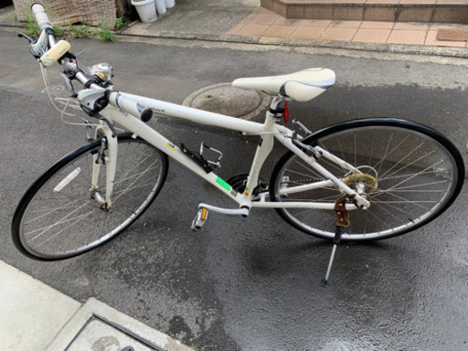 【決定】Life stlye Bike クロスバイク　軽量　中古　ホワイト