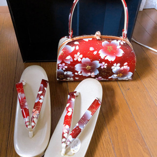 着物　バック　草履　(新品)