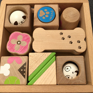 はじめての音つみき こいぬのかくれんぼの画像