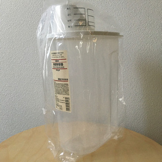 未使用品　無印良品　米保存容器　旧型