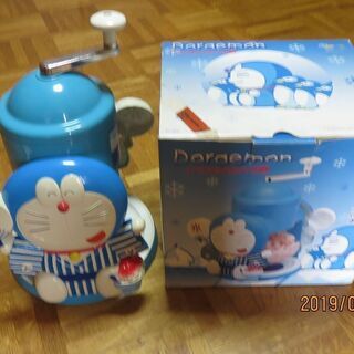 値下げ ‼ 手動ドウシシャ製ドラえもん氷カキ器