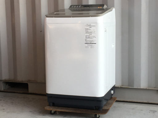 美品！パナソニック 洗濯機◇9.0kg◇エコナビ◇送風乾燥◇2018年製◇NA-FA90H5◇JW-0083