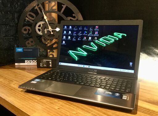 売約済み。ご覧頂きありがとうございました。NVIDIA搭載！一宮でWindows10　ASUS ゲーミングPC corei5】一宮市のパソコン屋 Mr.Carnival（ミスカニ）です！パソコン修理・中古パソコンの販売、iPhone&iPad修理店【クレカ&PayPay使えます！】店頭在庫PCのご紹介です！受け渡しは店舗にて(^^)/【15.6インチ ノートパソコン ゲーミングノートPC 3rd i5/RAM8GB/新品SSD240GB】