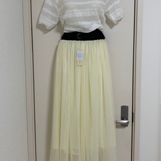 ロングスカート（チュールスカート）