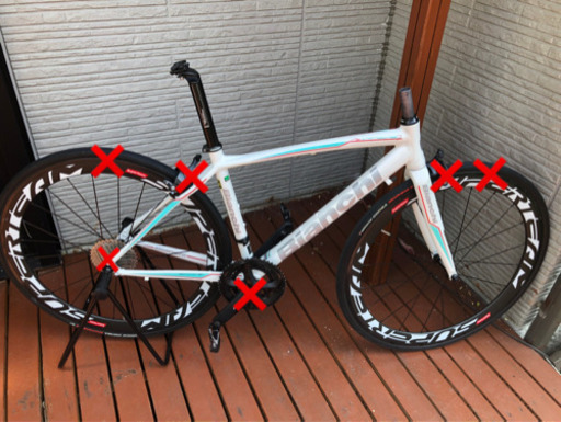 ビアンキ ビアニローネ7 フレームセット