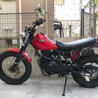 【美車】TW225E カスタム 実走約1万km 自賠責R3.3月末の画像