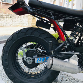 【美車】TW225E カスタム 実走約1万km 自賠責R3.3月末の画像