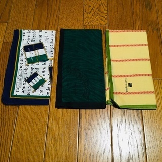 ハンカチ三枚セット　issei miyake 他