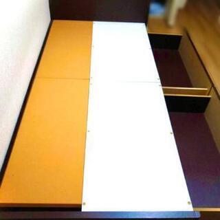 収納付きシングルベッド（美品）