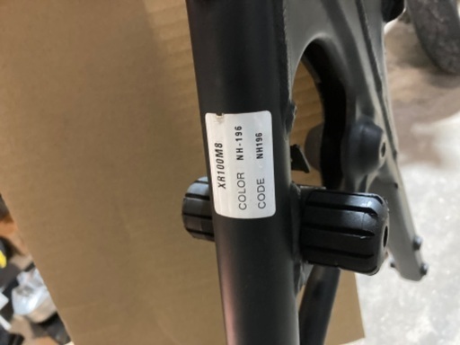 モタード100のフレーム書類付き※追記※発送可　値下げします。