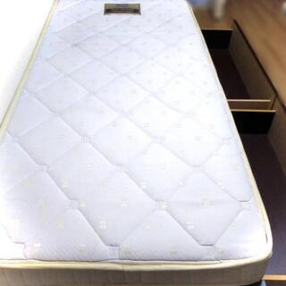 収納付きシングルベッド（美品）の画像