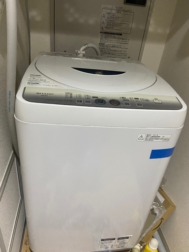 【美品・説明書付き】SHARP洗濯機ES-FG45L(簡易乾燥・Ag＋イオンコート)