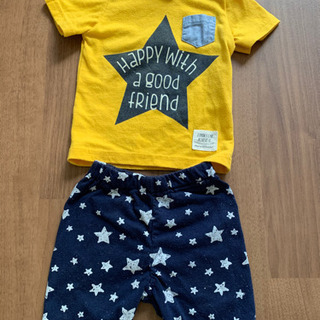 お星様Tシャツとおまけのパンツ