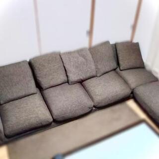 L字型ローソファの画像