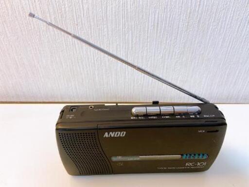 ★ラジオ★(*^▽^)/★*ANDO☆RC-101♪★災害時★カセットテープ★FM・AM★