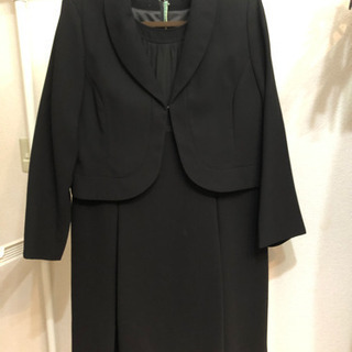 レディース 19号 喪服 礼服 ブラックフォーマル 大きいサイズ 