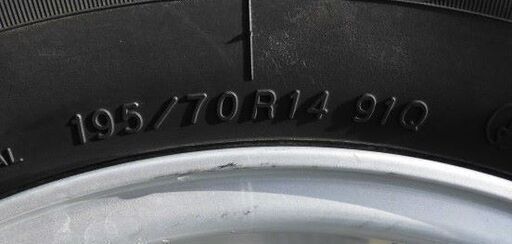★USED★Sirtll ホイール/6J×14 yokohama/スタッドレスタイヤ/ics GUARD 195/70R14 4本SET