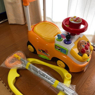 アンパンマン　よくばりビジーカー2 押し棒+ガード付き