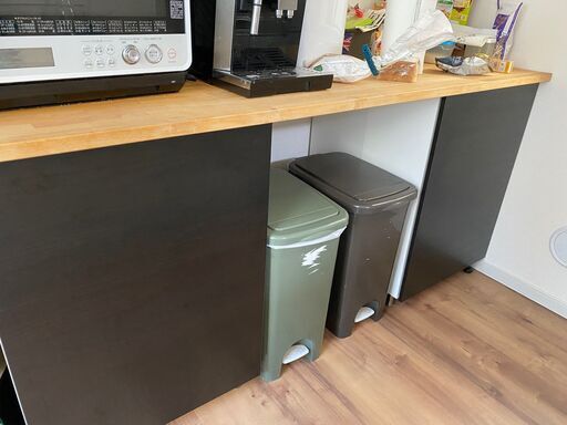 【値下げしました】IKEA METOD　ベースキャビネットx2台と HAMMARPワークテーブル