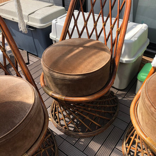 籐(ラタン)の椅子
