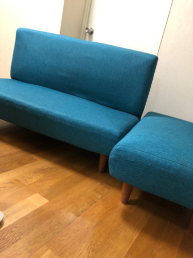 ニトリ  ソファー　オットマン　2点セット　美品
