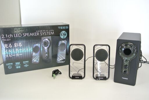 TEES 2.1ch LED SPEAKER SYSTEM / スピーカーシステム
