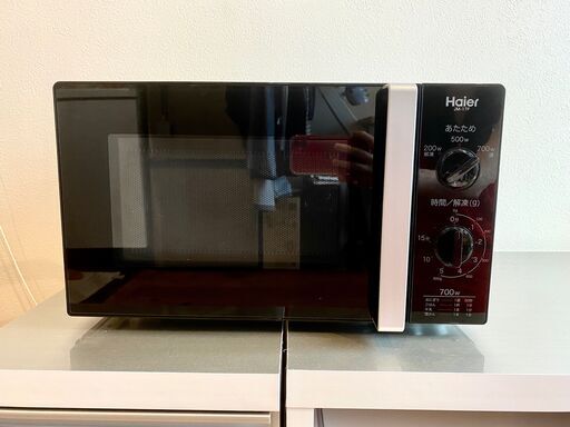Haier 電子レンジ(ブラック)