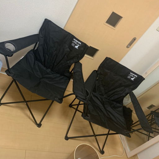 4/9再投稿　キャンプチェア　2個