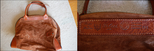 felisi 923 スエード革 ボストンバッグ フェリージ