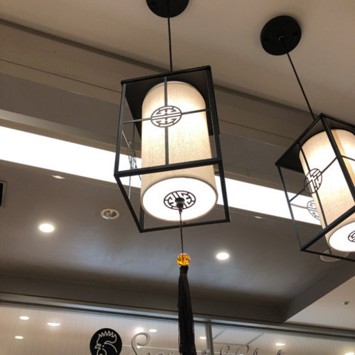 吊坠灯 1灯 天花板 照明 中華風　单色LED适用厨房 照明器具 客厅用