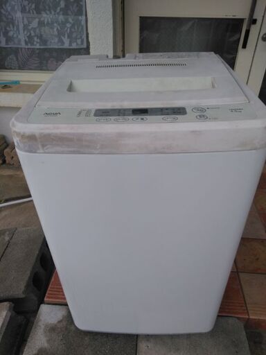 AQUA 洗濯機4.5kg 2013年製別館倉庫場所浦添市安波茶においてあります