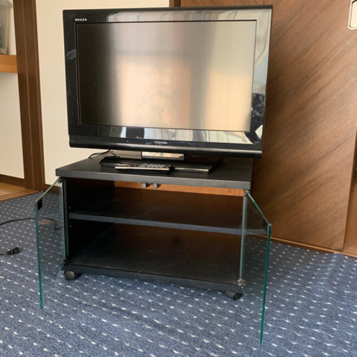 TOSHIBA REGZA 26型テレビ、テレビ台セット