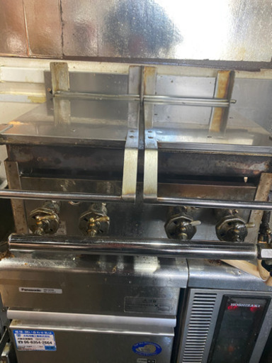 業務用餃子焼き機　鉄板