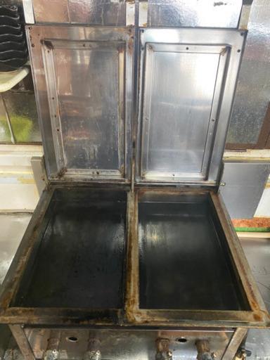 業務用餃子焼き機　鉄板