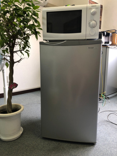 ⭐︎美品⭐︎コンパクト冷蔵庫75L\u0026電子レンジ