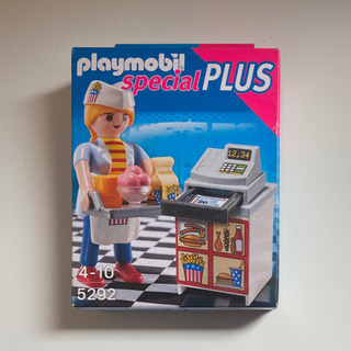playmobil ウェイトレスとレジ