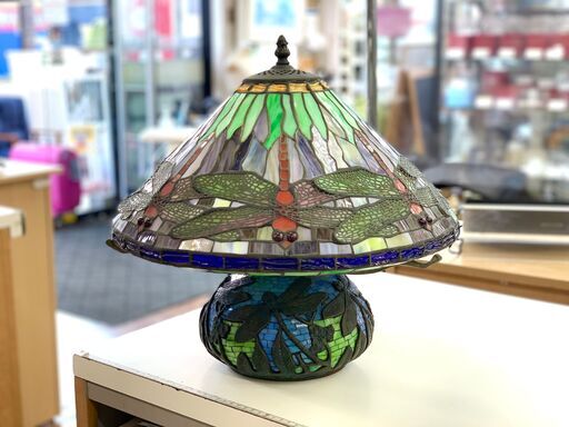 ステンドグラス　ランプ　シェード　ハワイ　ビンテージ　アンティーク　アメリカ 店頭販売のみ】ヴィンテージ ステンドグラス照明 入荷しました！