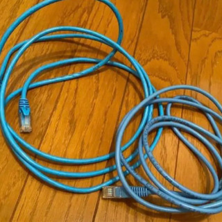 【差し上げます】LANケーブル 5m×1本、2m×2本の画像