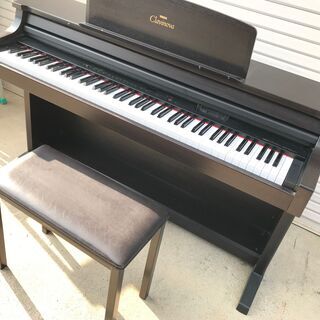 A-771【中古品/通電確認品】引取り限定 ヤマハ/YAMAHA クラビノーバ 電子ピアノ CLP-156 レトロ 97年製 鍵盤楽器 楽器 100V 55W 器材の画像