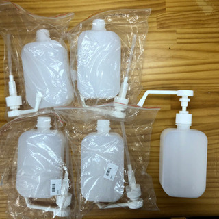 【新品未使用4個＋未使用に近い1個】アルコールスプレーボトル50...