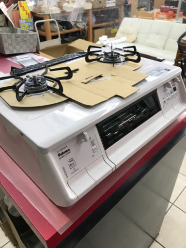 未使用品!! パロマ IC-730WHA-R 都市ガス用 ガステーブル 2019年製