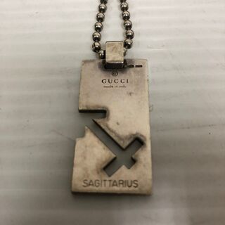 【GUCCI】 グッチ 925 シルバー ネックレス SAGIT...