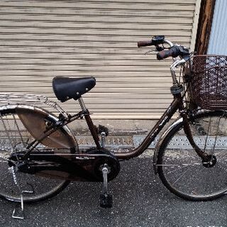 本体のみ)Panasonic ViVi DX 26吋電動アシスト自転車(チョコ
