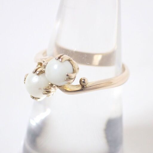 E366 K18 デザインリング 3.5g 11号