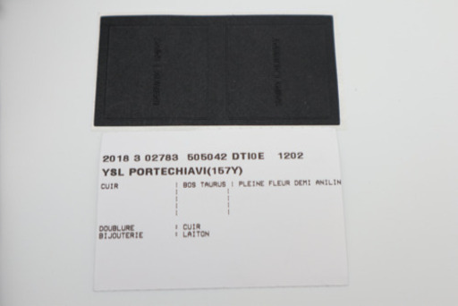 《YVESSAINTLAURENT/ミニウォレット》Sランク 未使用品 極美品