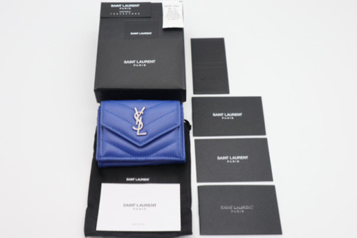 《YVESSAINTLAURENT/ミニウォレット》Sランク 未使用品 極美品