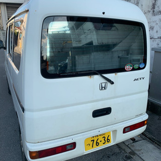 ホンダ　アクティ売ります。　現場号　軽バスの画像