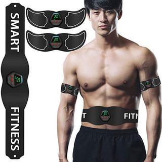 【ながらトレーニング ダイエット】【強度20段階】EMS 腹筋ベ...