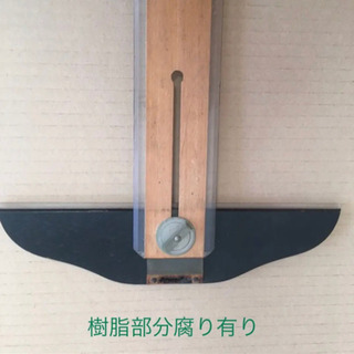 製図用 T型定規3本セット 両透明縁 木製 中古品の画像