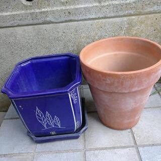 植木鉢2点セットの画像